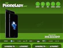 Tablet Screenshot of myphonelady.com